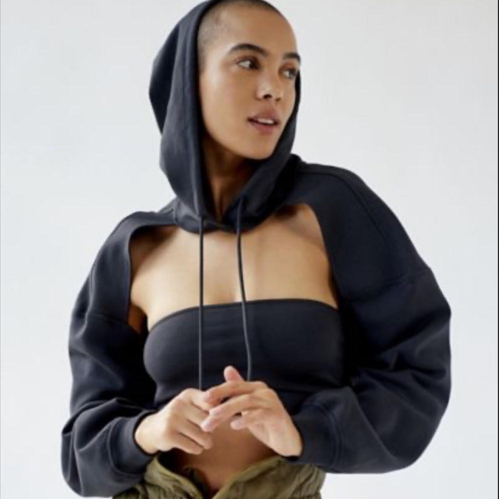 Urban Outfitters Tube Top & Hoodie Shrug Set💟